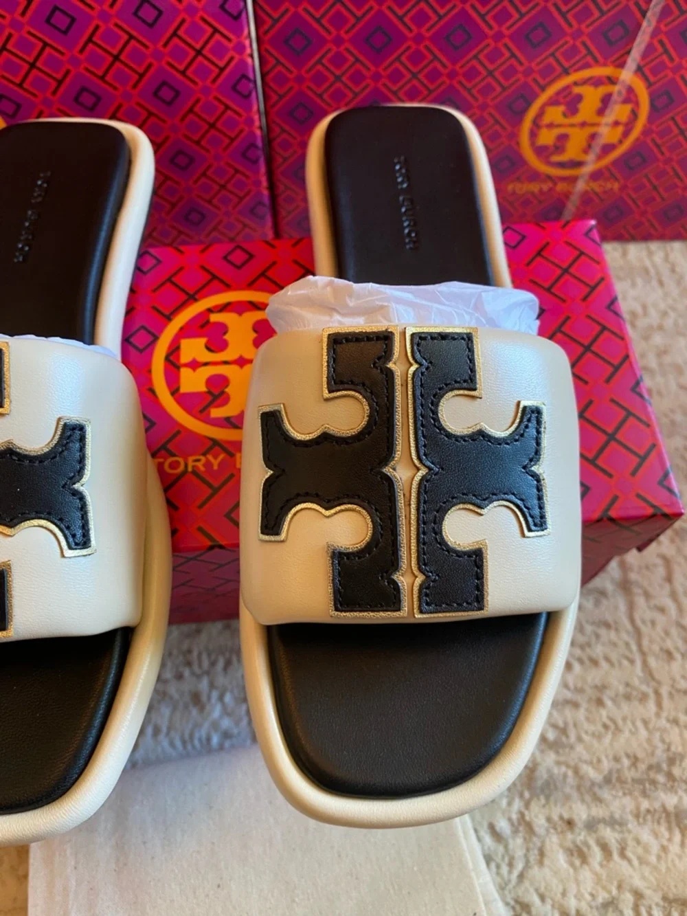 Tory Burch Double Sport Slide Sandals
